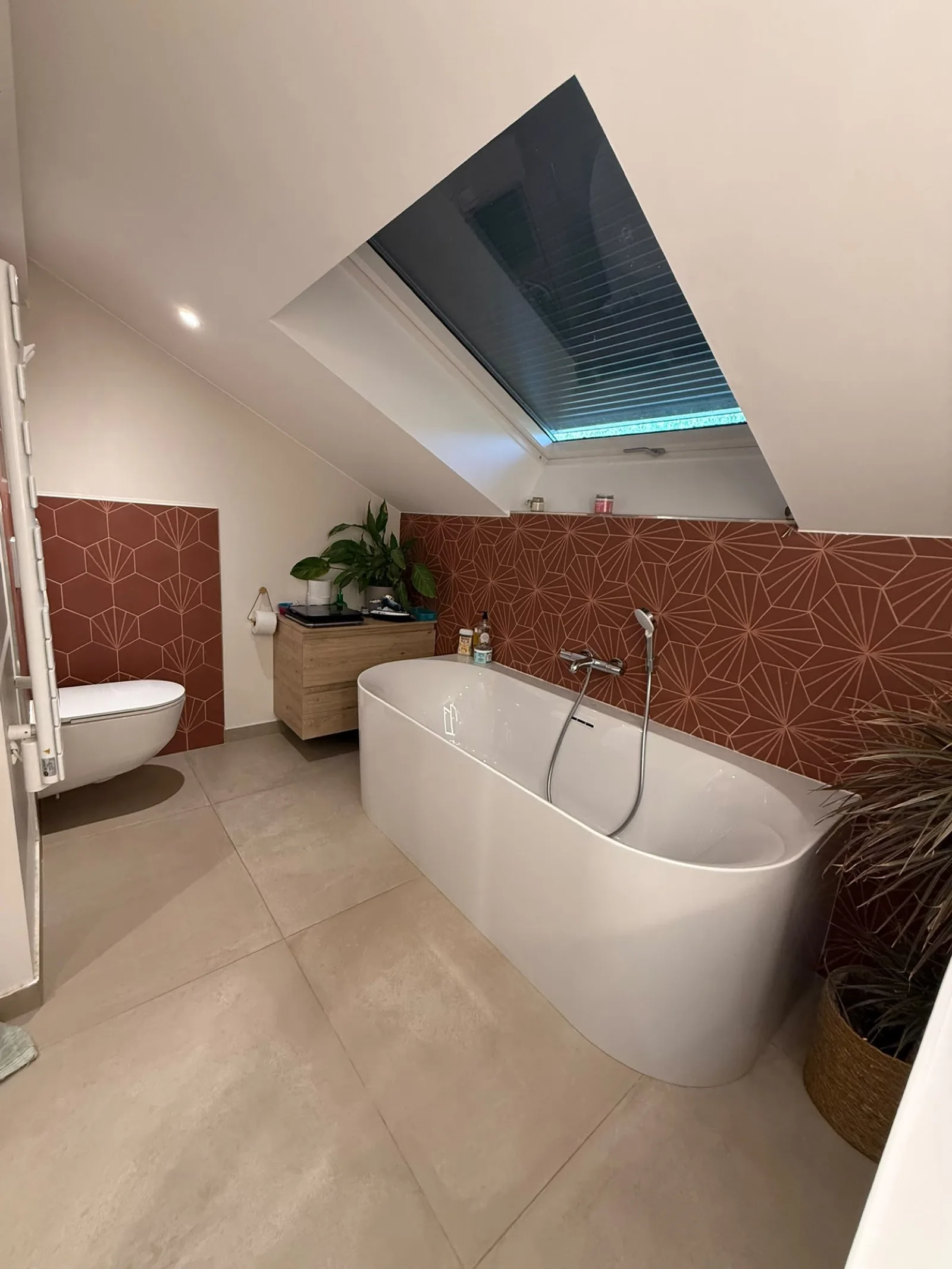 Salle de bains sous combles